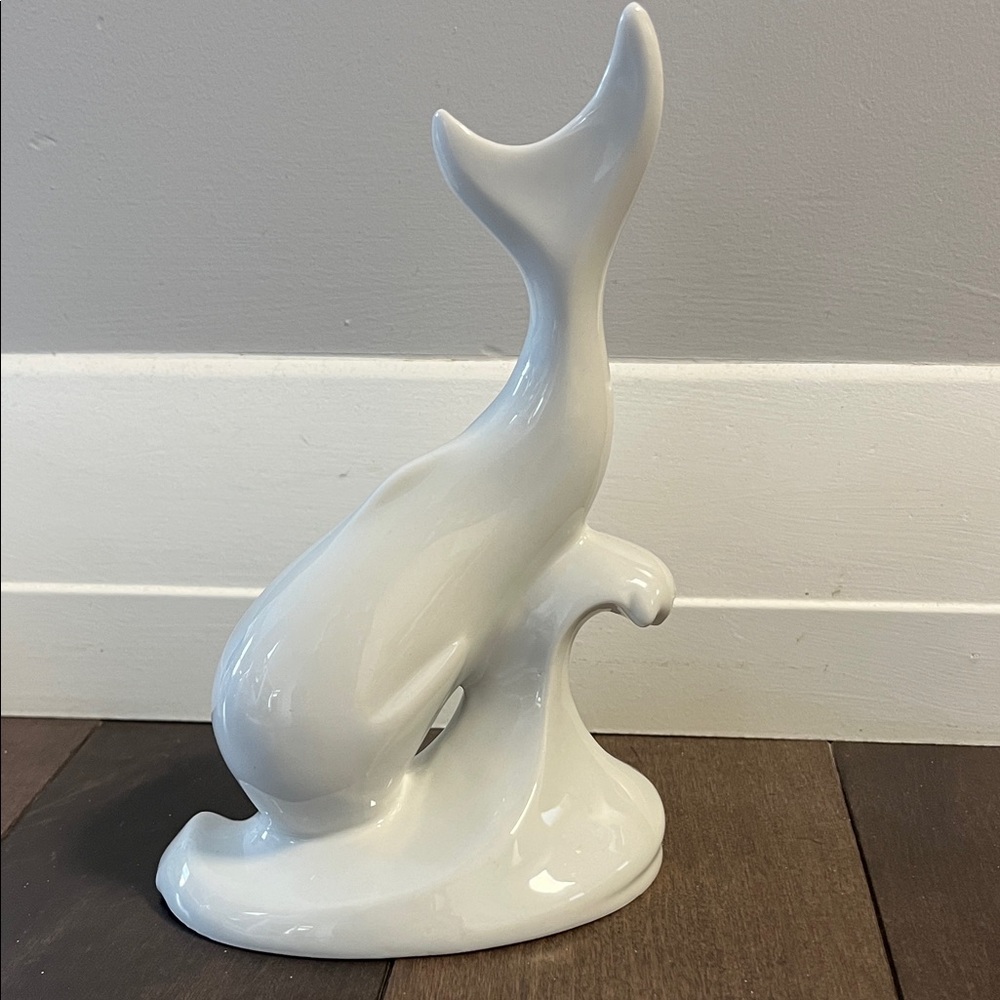 Naaman Fine Porcelain Whale Sculpture